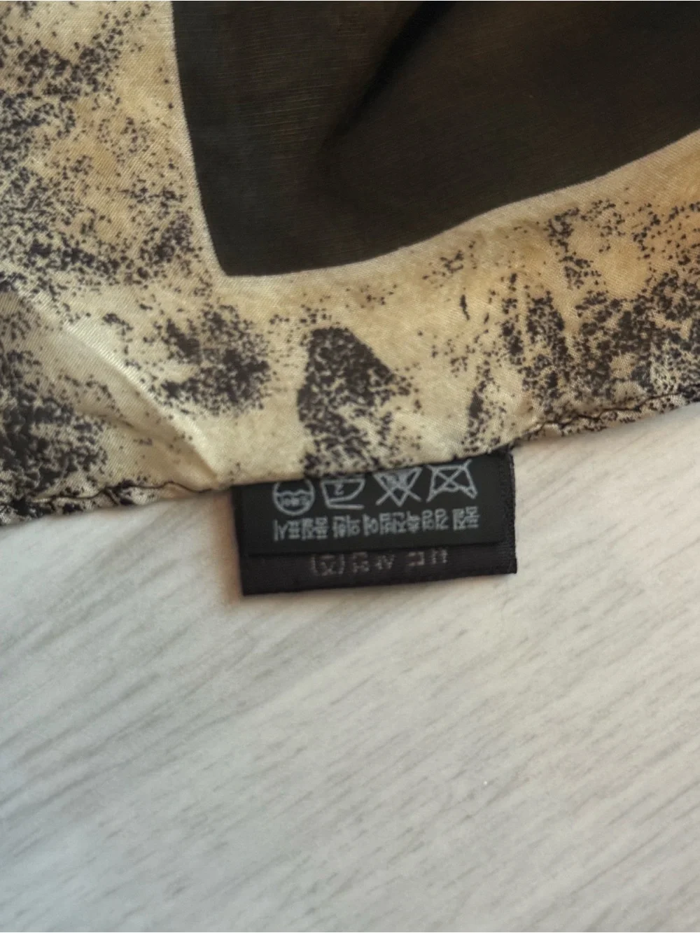 RENOMA women’s Pure Silk Scarf Black Featuring Floral Design